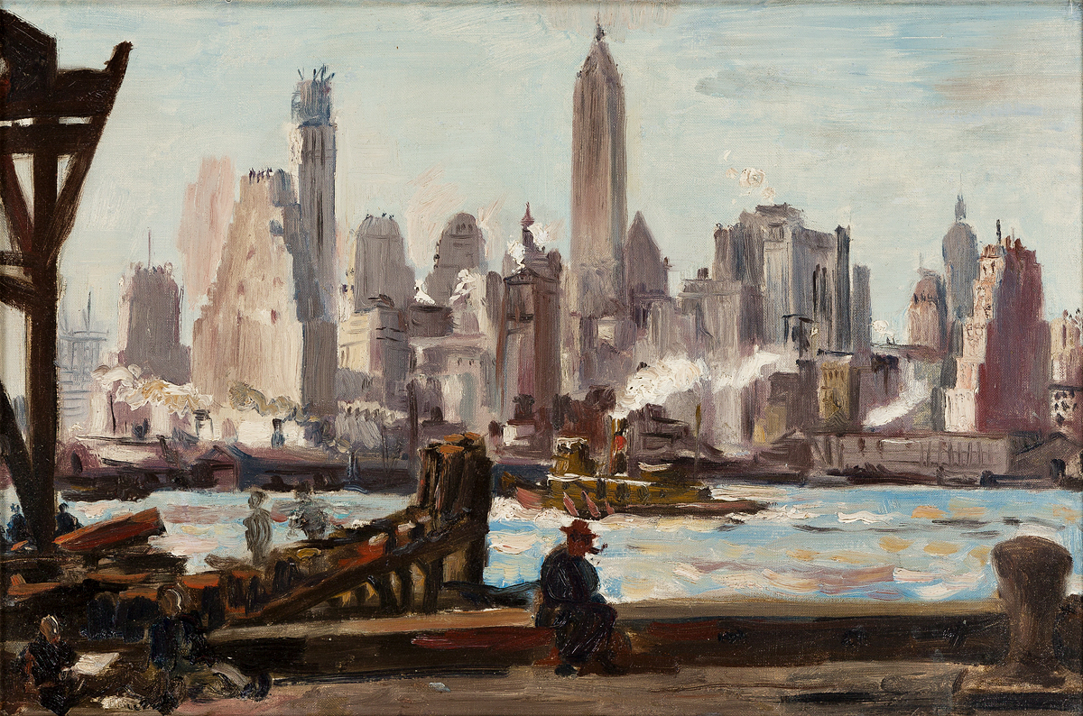 REGINALD MARSH (1898-1954) The Waterfront, New York.